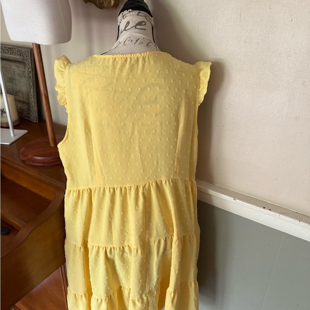 Shein Lune Plus Button Front Ruffle Trim Ruffle H… - image 5